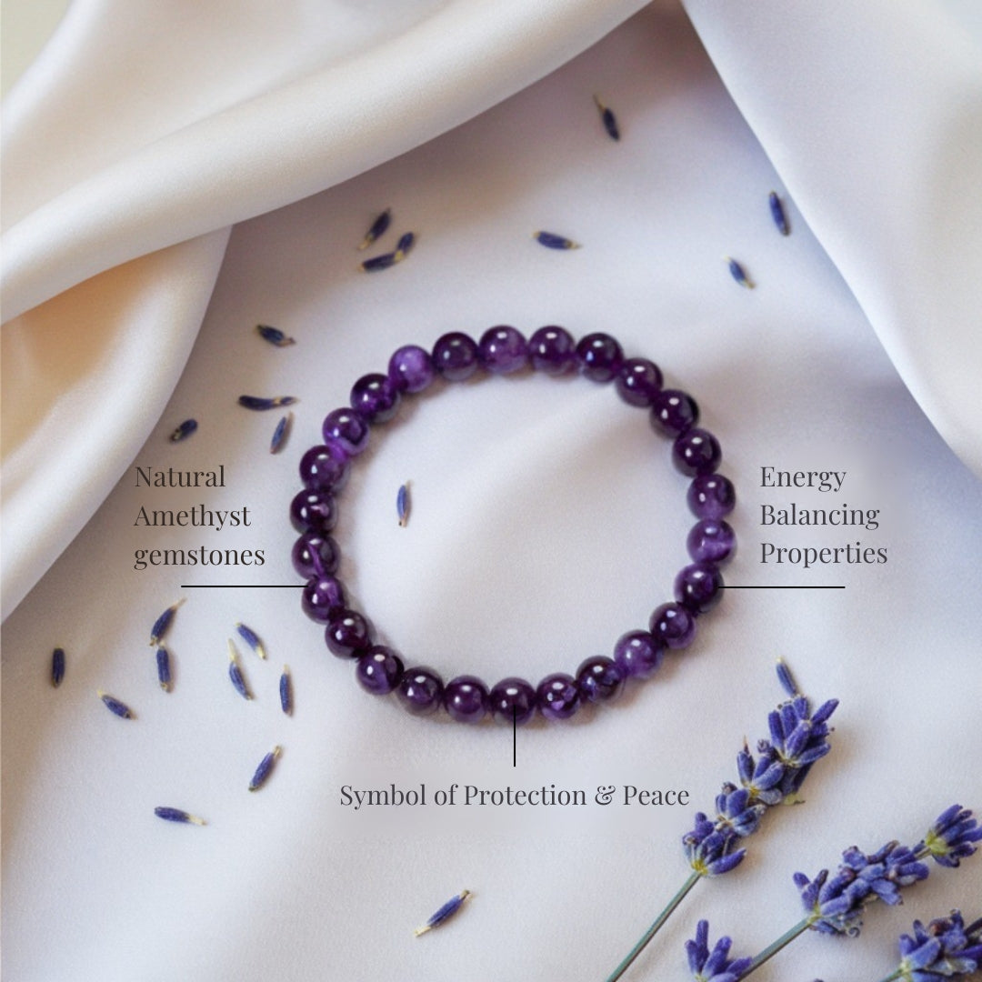 Amethyst Gemstone Bracelet