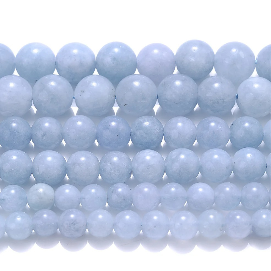 Arctic Mist Aquamarine Beads