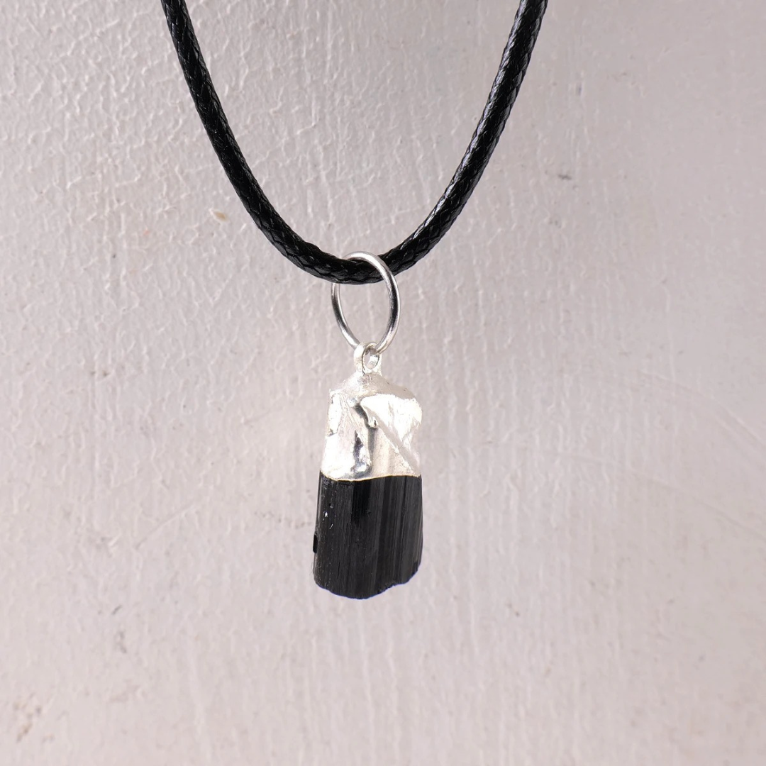 Black Authentic Tourmaline Necklace