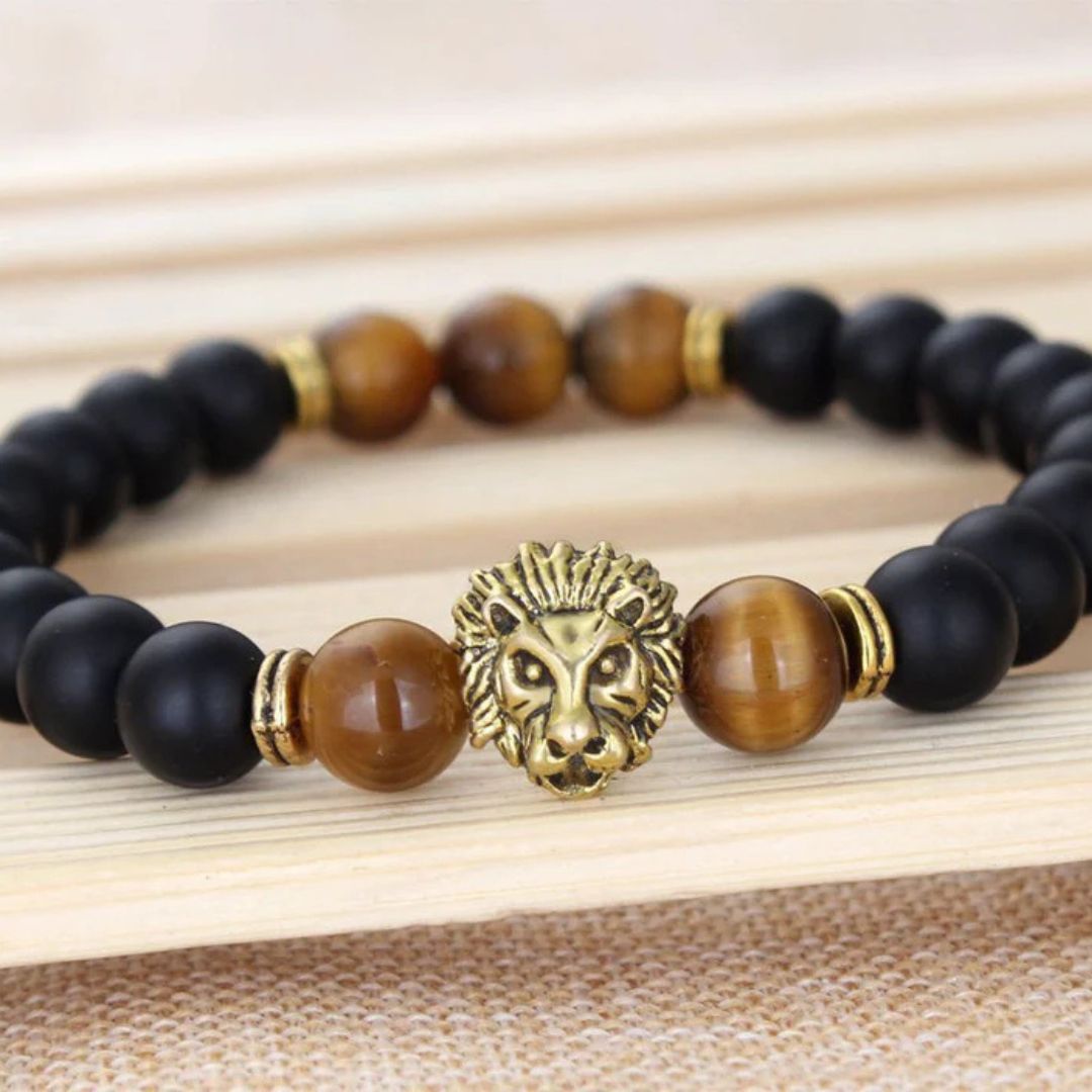 The Agate Lion Eye Bracelet