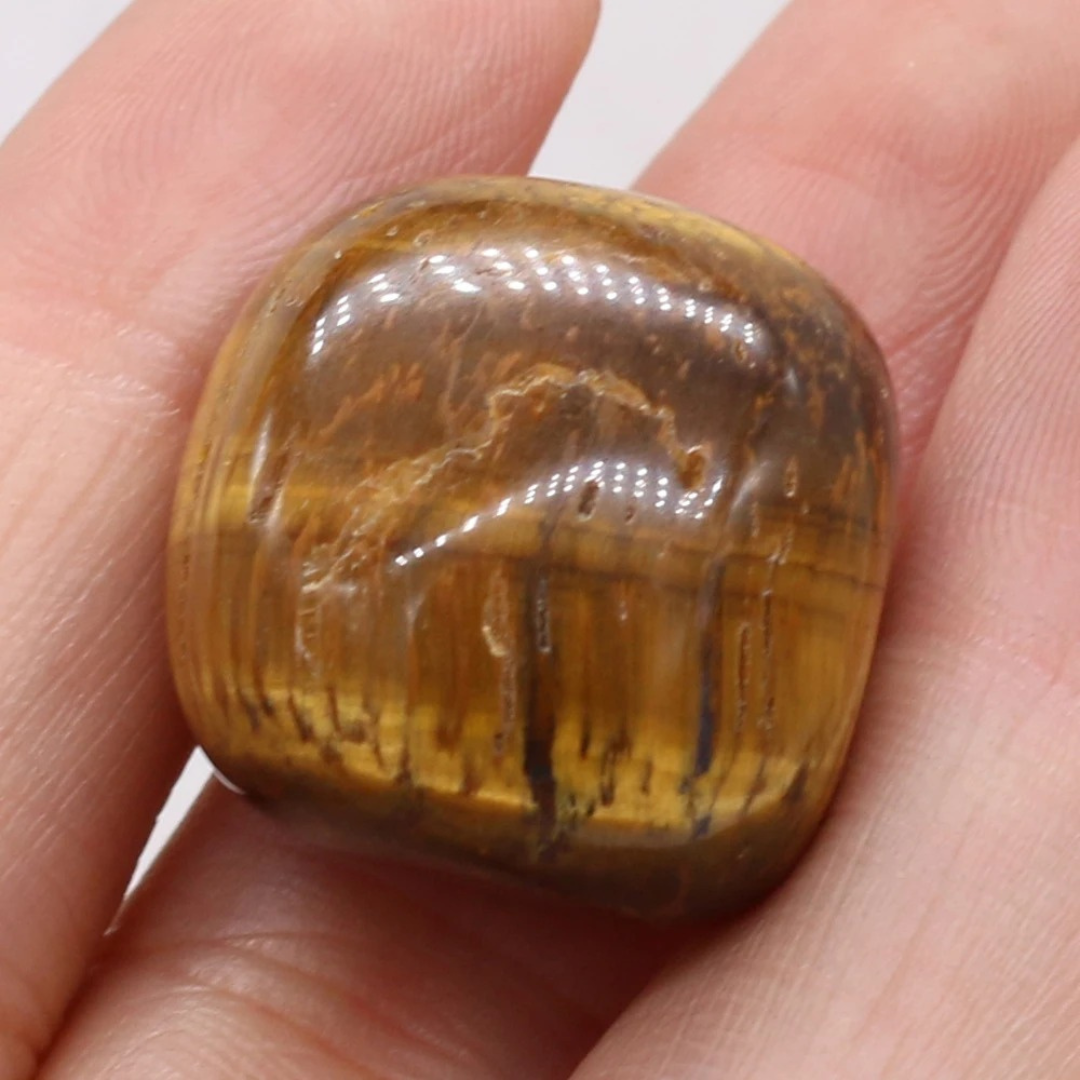 Premium Tumbled Tiger Eye Stone