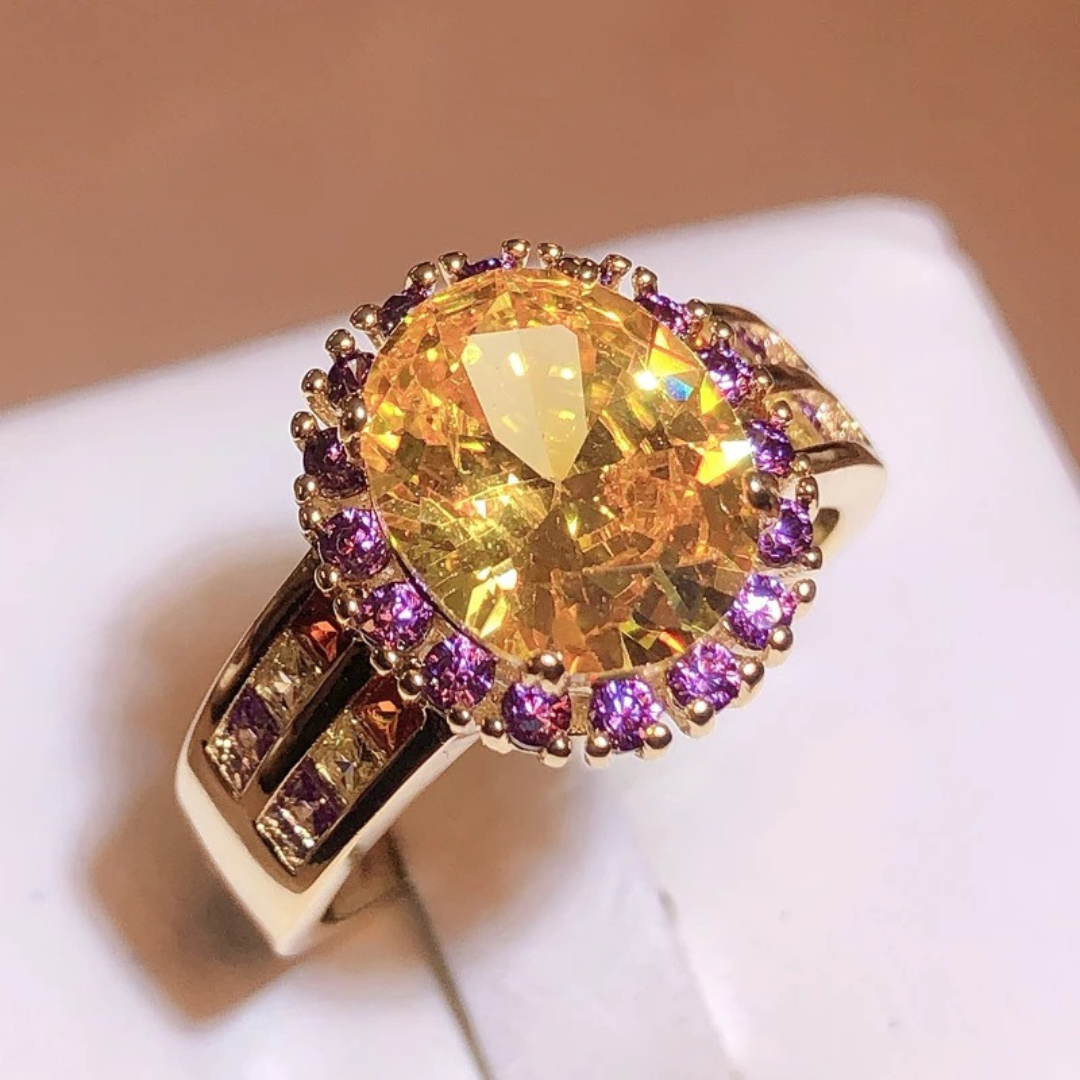 Twilight Citrine 925 Royale Ring