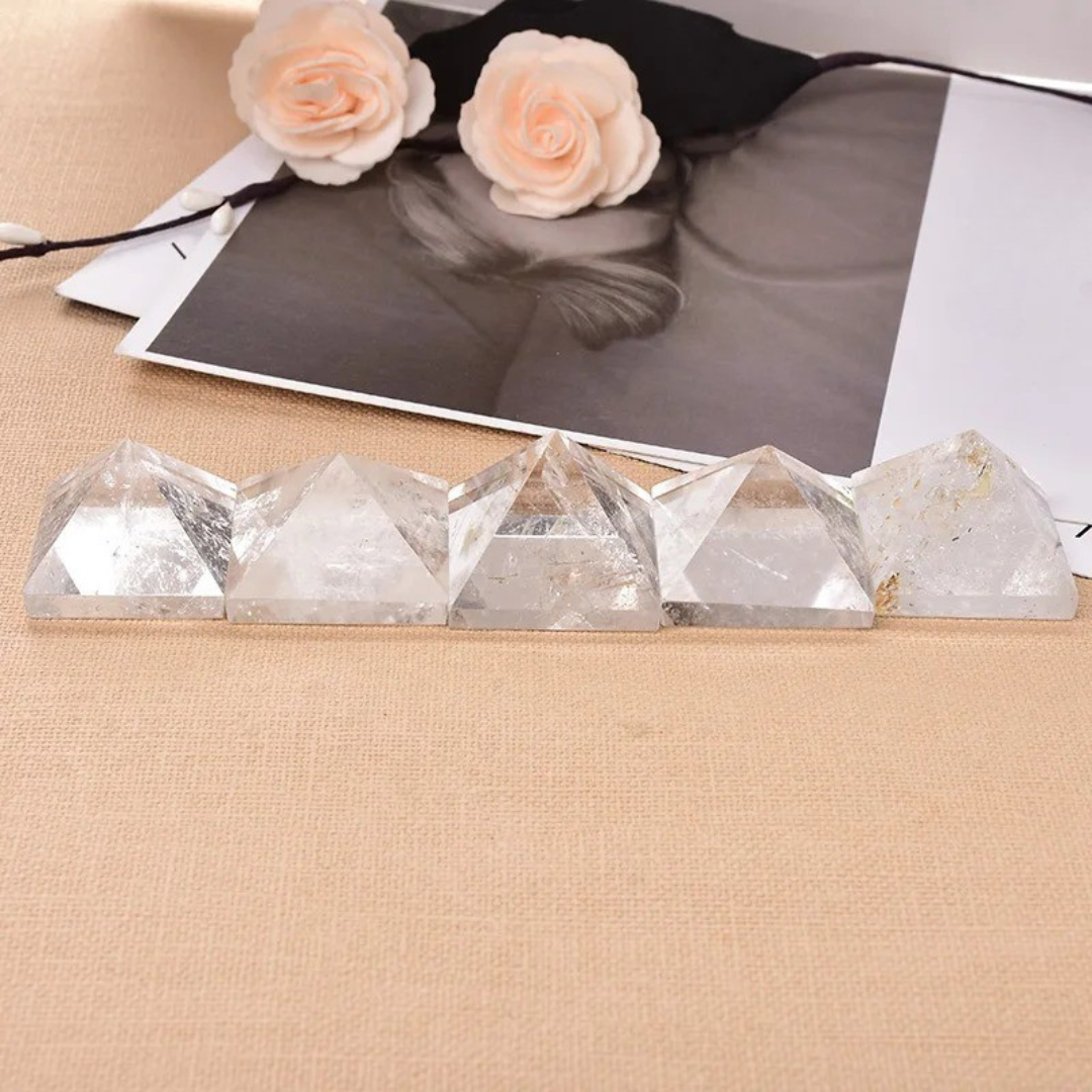 Clear Quartz Crystal Pyramid