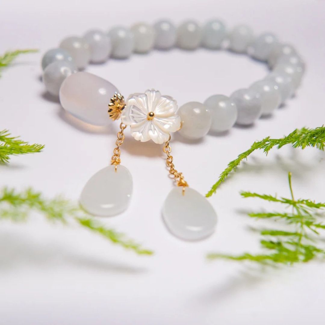 The White Jade Serenity Bracelet