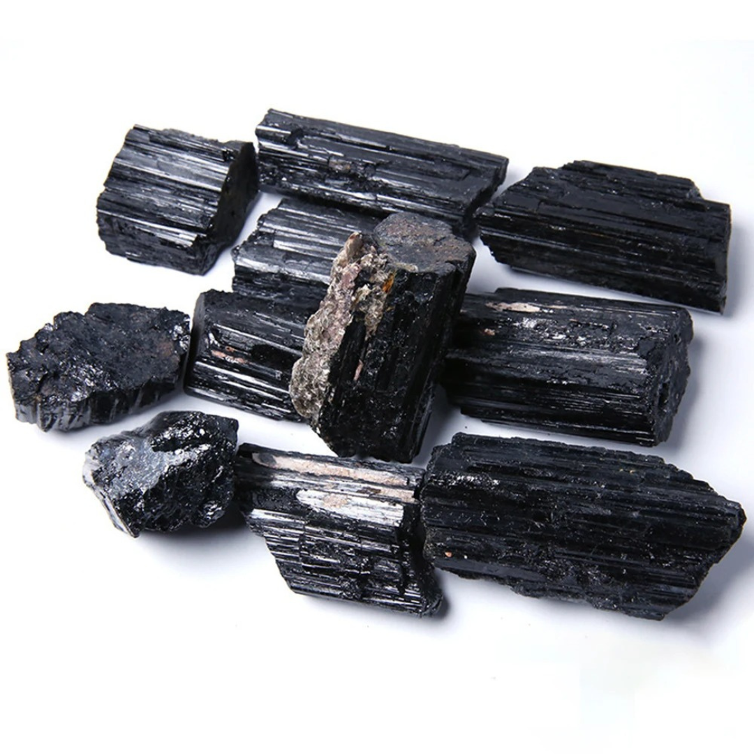 Obsidian Guardian Crystal Tourmaline