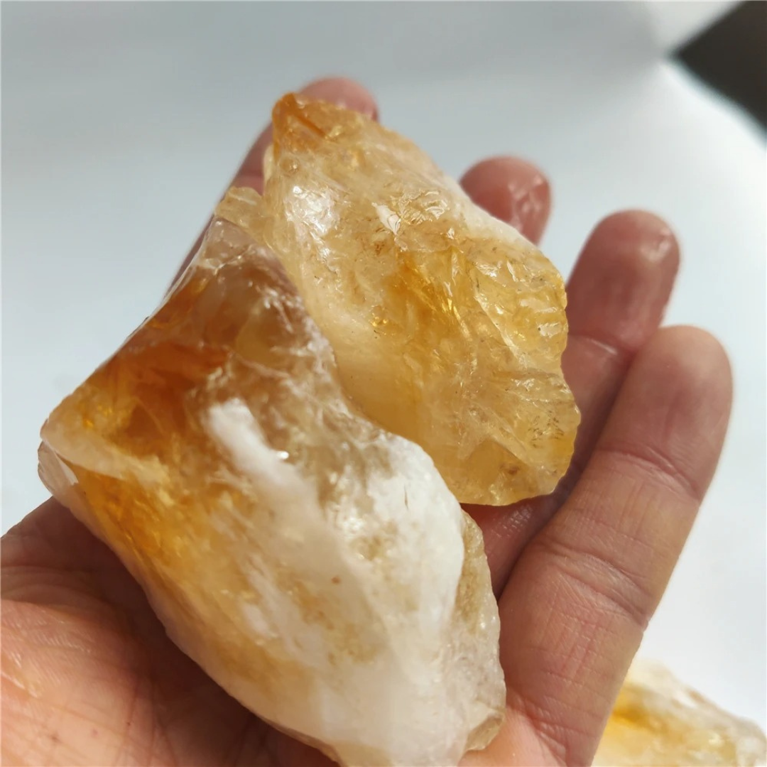 Citrine Raw Crystal Chunks