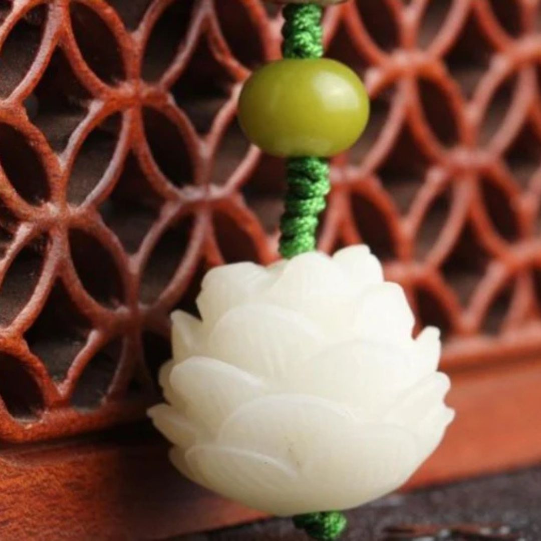 The White Jade Bodhi Mala