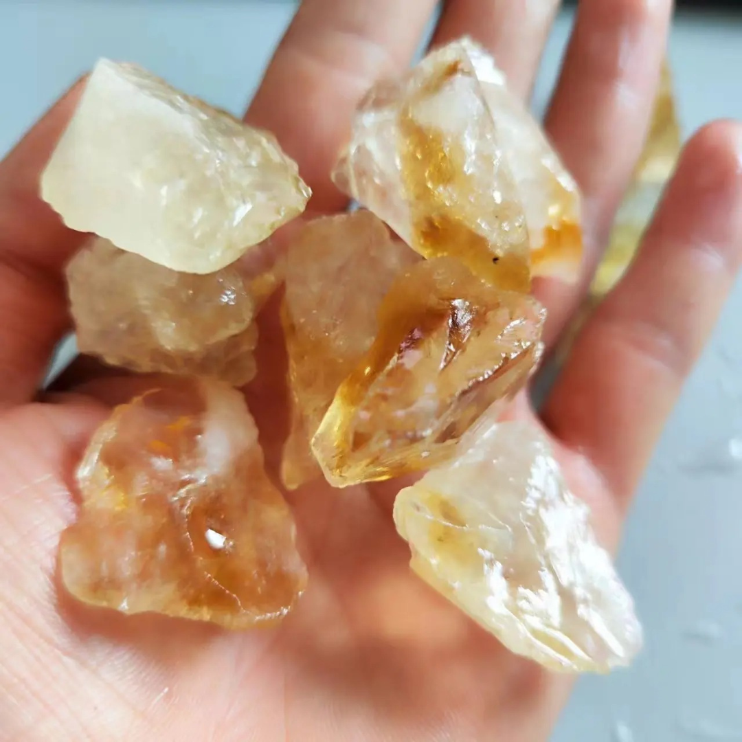 Citrine Raw Crystal Chunks