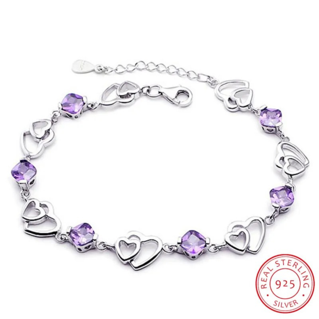 Sweetheart Amethyst Bracelet