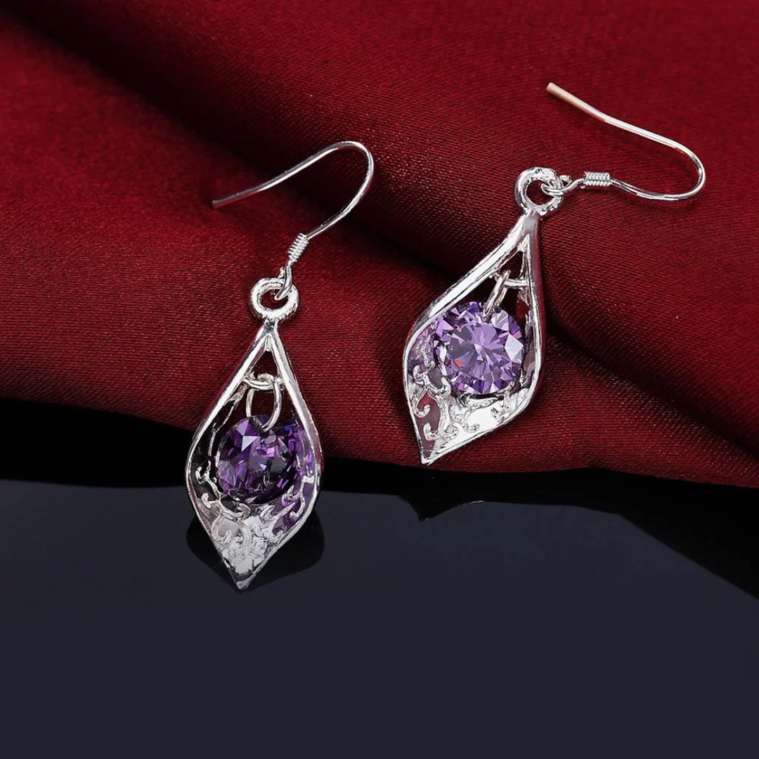 Amethyst Eclipse Earrings