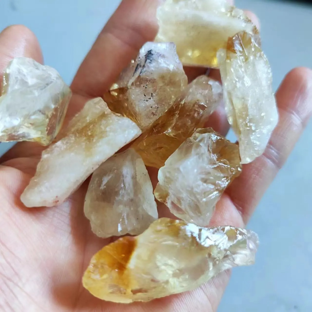 Citrine Raw Crystal Chunks