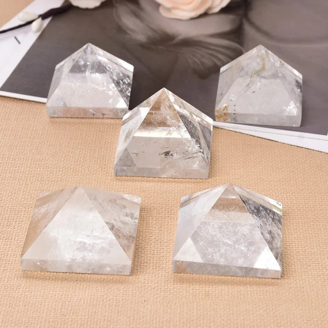 Clear Quartz Crystal Pyramid