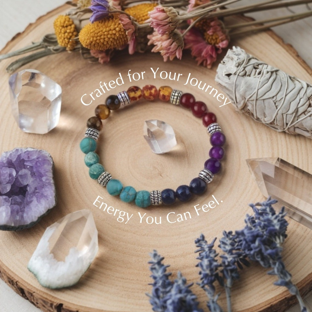 The 7 Chakra Healing Crystals Bracelet