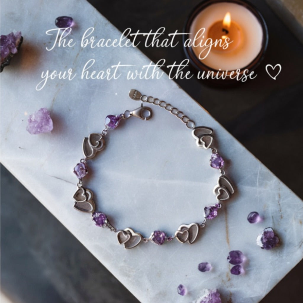 Sweetheart Amethyst Bracelet