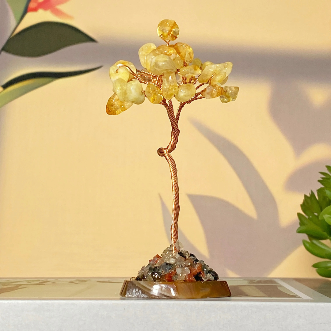 Citrine Bonsai Crystal Tree