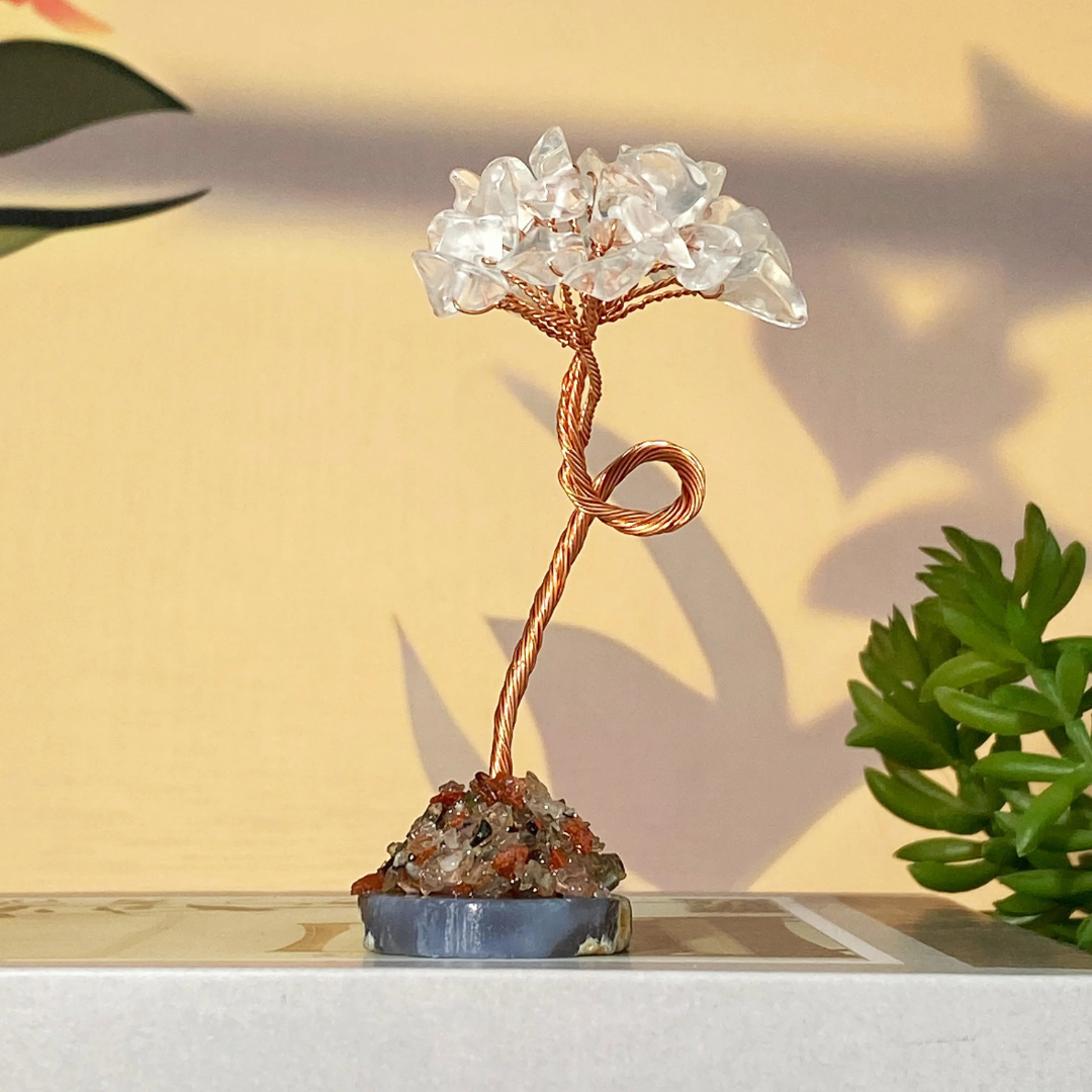 Crystal Blossom Mini Wire Tree