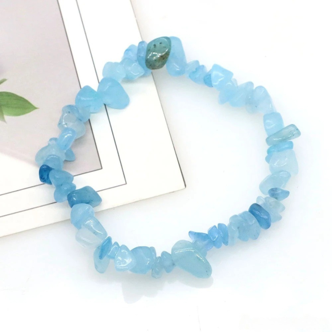 Aquamarine Crystal Bracelet